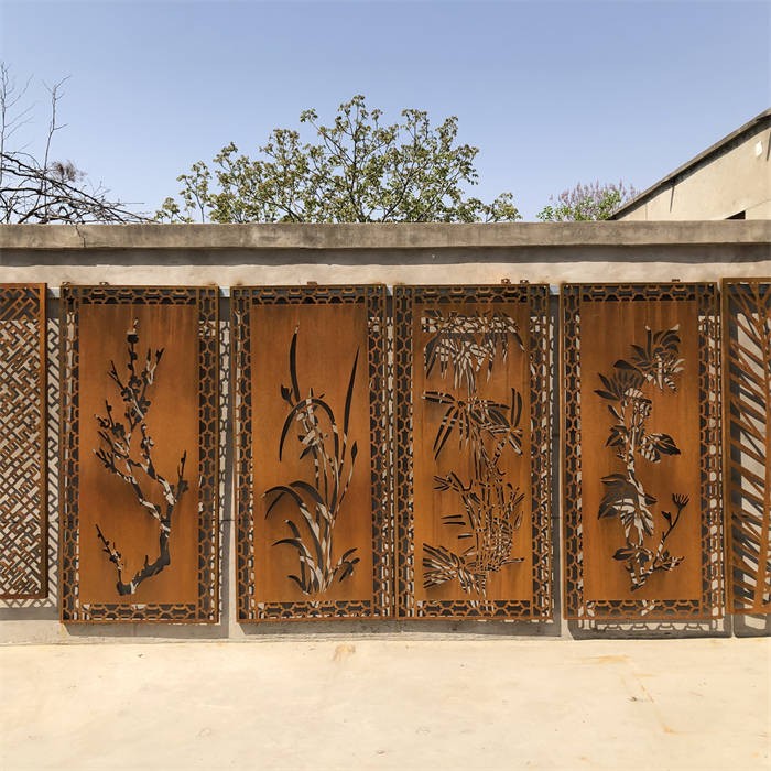 Indoor Screen Decoration Corten Steel Screen Panel