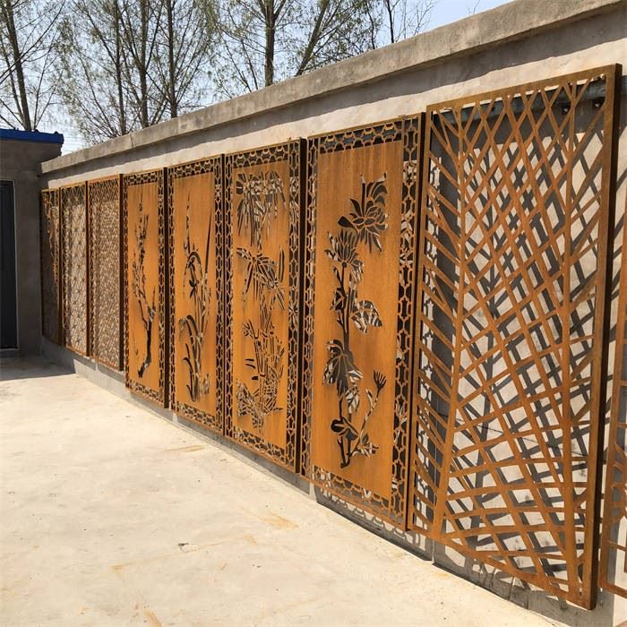 Indoor Screen Decoration Corten Steel Screen Panel