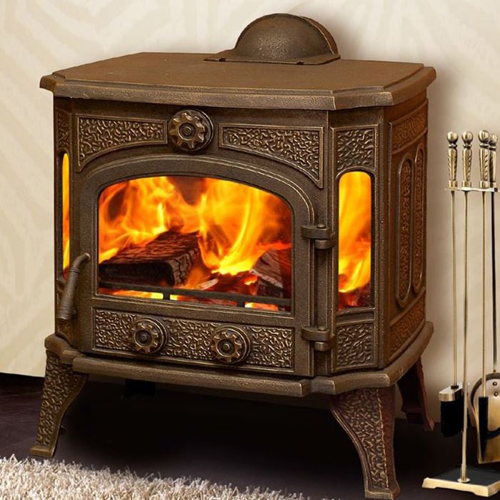 Estufa de ferro colat de disseny modern i innovador