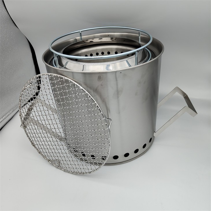 Solo Fire Pit Stainless Steel Summit Smokeless Serenade Stove