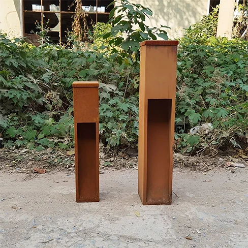 Urban Bollard Lights Corten
