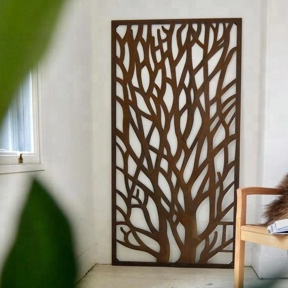 Corten Steel Fashion Design Garden Fence