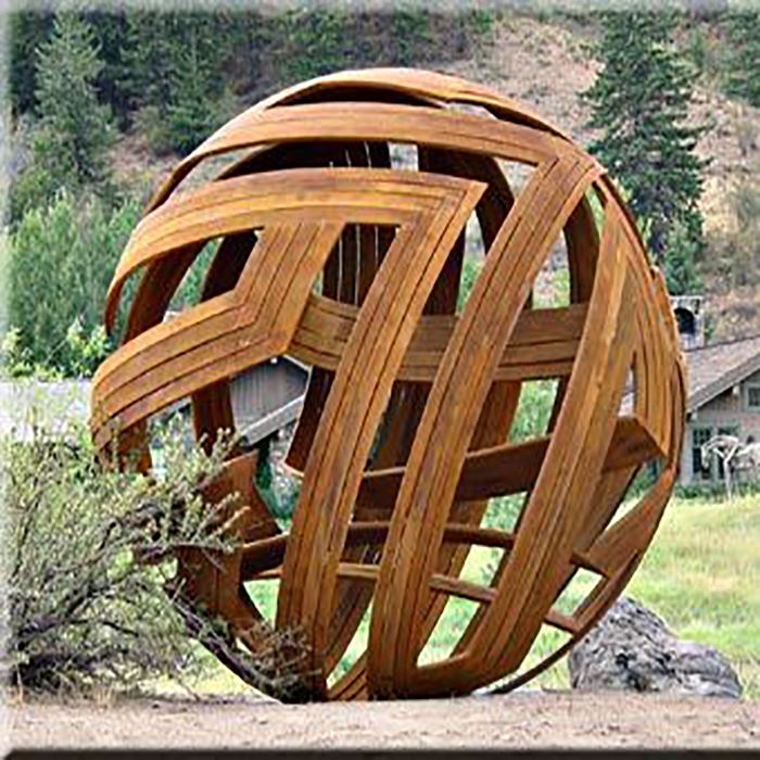 Jardí d'art metàl·lic personalitzat
